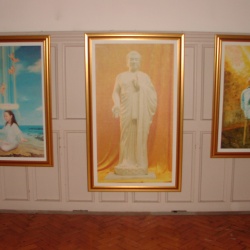Truthfulness, Compassion, Forbearance Art Exhibit