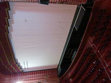 orchestra pit from circle level