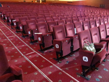 Stall seats to show rake